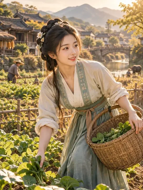 AI漫剧专区《侯门农女巧当家》封面